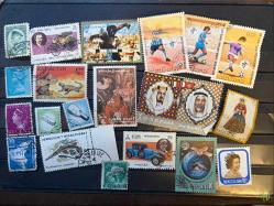 Damgalı damgasız dünya pulları