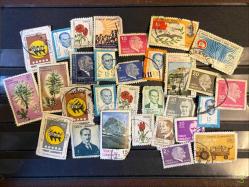 LOT.9 » TÜRKİYE CUMHURİYETİ DAMGALI KARIŞIK PULLAR M55-56