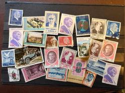 LOT.10 » TÜRKİYE CUMHURİYETİ KARIŞIK DAMGALI PULLAR M58-59