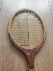 Vintage Ahşap Tenis Raketi