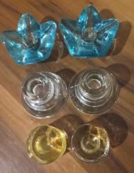 33. VİNTAGE CAM MUMLUKLAR. İLANLARIMI İNCELEYİNİZ