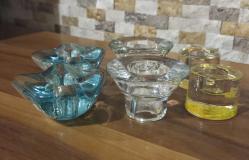 33. VİNTAGE CAM MUMLUKLAR. İLANLARIMI İNCELEYİNİZ