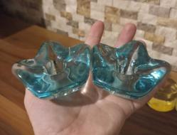 33. VİNTAGE CAM MUMLUKLAR. İLANLARIMI İNCELEYİNİZ