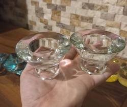 33. VİNTAGE CAM MUMLUKLAR. İLANLARIMI İNCELEYİNİZ