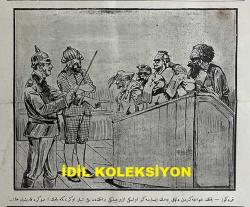 Osmanlıca Karagöz Mizah Dergisi-Gazetesi, Orijinal Dönem Basım, (Ottoman Magazine-Newspaper-Journal Illustré Cara-Gueuz) - 20 Aralık 1916 - Sayı: 922 - Hicri: 24 Safer 1335 - Rumi: 7 Kanun-i Evvel 1332 - Karikatür: 
