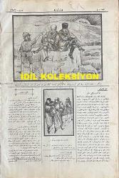 Osmanlıca Karagöz Mizah Dergisi-Gazetesi, Orijinal Dönem Basım, (Ottoman Magazine-Newspaper-Journal Illustré Cara-Gueuz) - 30 Ocak 1924 - Sayı: 1656 - Hicri: 23 Cemaziyelahir 1342 - Rumi: 30 Kanun-i Sani 1340 - Karikatürist Ratip Tahir Burak'ın Çalışması: Gazeteciliğin Tehlikelerine Karşı 