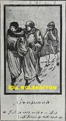 Osmanlıca Karagöz Mizah Dergisi-Gazetesi, Orijinal Dönem Basım, (Ottoman Magazine-Newspaper-Journal Illustré Cara-Gueuz) - 30 Ocak 1924 - Sayı: 1656 - Hicri: 23 Cemaziyelahir 1342 - Rumi: 30 Kanun-i Sani 1340 - Karikatürist Ratip Tahir Burak'ın Çalışması: Gazeteciliğin Tehlikelerine Karşı 