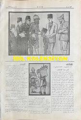 Osmanlıca Karagöz Mizah Dergisi-Gazetesi, Orijinal Dönem Basım, (Ottoman Magazine-Newspaper-Journal Illustré Cara-Gueuz) - 20 Ağustos 1924 - Sayı: 1714 - Hicri: 18 Muharrem 1342 - Rumi: 20 Ağustos 1340 - Karikatür: 
