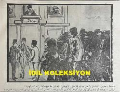 Osmanlıca Karagöz Mizah Dergisi-Gazetesi, Orijinal Dönem Basım, (Ottoman Magazine-Newspaper-Journal Illustré Cara-Gueuz) - 23 Ağustos 1924 - Sayı: 1715 - Hicri: 21 Muharrem 1342 - Rumi: 23 Ağustos 1340 - Karikatür: 