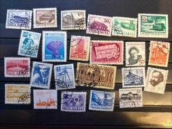 DOĞU AVRUPA KARIŞIK DAMGALI PULLARI MX38