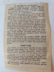 12 Eylül 2009-Orijinal Takvim Yaprağı-Doğum Günü-Söz,Nişan,Nikâh,Düğün ve Önemli Günler Hediyesi-Fazilet Takvimi-Ayet(Hadis)(Hadis-i Şerif, İmam Malik, Muvatta)-Türkiye'de Ordunun idareye el koyması(1980)-Hz. İbrahim (A.s.) Ve On Suhuf-Kabir Alemi