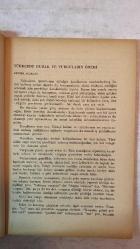 TÜRK DİLİ, AYLIK DİL VE YAZIN DERGİSİ - NİSAN 1970 SAYI: 223 AGÂH SIRRI LEVEND: TÜRK DİLİNİN BAŞINA GELENLER - KEVSER ACARLAR: TÜRKÇEDE DURAK VE VURGULARIN ÖNEMİ - ALİ RIZA ÖNDER: YASALARIMIZA GÖRE ANT İÇME - FAZIL HÜSNÜ DAĞLARCA: GÖZELİK - CEYHUN ATUF KANSU: TABANCA - TAHŞİN SARAÇ: ANADOLU'DA - MEHMET KEMAL: AĞIT - ALİ PÜSKÜLLÜOĞLU: KÜRDO - ORHAN ŞAİK GÖKYAY: GAZALİ - HİKMET DİZDAROĞLU: ÖYKÜLERDE CİNSEL İLİŞKİLER - FERİT DEVELLİOĞLU: YENİ BİR SÖZLÜK ÜZERİNE - AKŞİT GÖKTÜRK: BARIŞI YİĞİT SÖZCÜSÜ ARTIK YOK - BERTRAND RUSSELL: SİLAHSIZLANMA - ZEYYAT SELİMOĞLU: SICAK BİR GÜN - BEDİİ DEMİRSEREN: FIRAT'A KOÇAKLAMA -  60 SAYFA