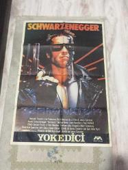 Film Afişi Terminatör - Arnold Schwarzenegger  - 70 x 100 - Orijinal Dönem Baskı - 1984