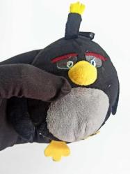 Angry Birds Bomb Peluş Siyah Kuş Oyuncak Çanta Süsü Dr. Oetker 2016