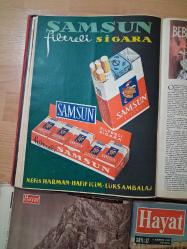 HAYAT MECMUASI 1959, Sayı:1-17 ( 17 Sayı )  / Sayı:18-35 (18 Sayı) / 36-52 ( 16 Sayı )  - (Orta Sayfa  Posterleri:  İSTANBUL'A GİRİŞ, MONA LİSA, HAYDARPAŞA GARI, ATATÜRK, FENERBAHÇE,  GALATASARAY, BAŞVEKİL ADNAN MENDERES,  FİGEN ÖZGÜR, HALİL ADALI, ESKİ KAĞITHANE, MODA KOYU ....)