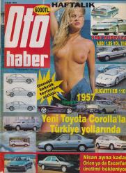 OTOHABER   2 EYLÜL  1992 - SAYI: 41  BUGATTI EB 110  - OTOMOBİL DERGİSİ