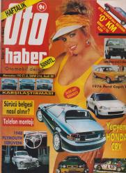 OTOHABER   4-10 MART  1992 - SAYI: 15  - OTOMOBİL DERGİSİ