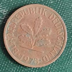 ALMANYA  1978 J    1  PFENNIG