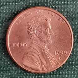 AMERİKA  1999  D     1 CENT