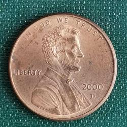 AMERİKA   2000  D     1 CENT