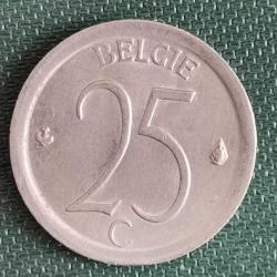 BELÇİKA  1966   25 CENTİME  Flemen Efsanesi - 'BELGIE'