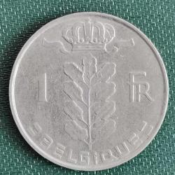 BELÇİKA  1981   1  FRANK   Fransızca Yazıt - 'BELGIQUE'