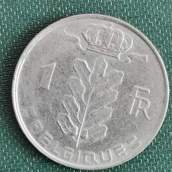 BELÇİKA  1980   1  FRANK   Fransızca Yazıt - 'BELGIQUE'