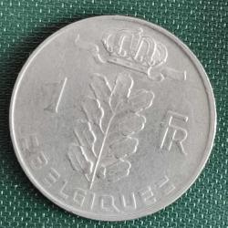 BELÇİKA  1969   1  FRANK    Fransızca Yazıt - 'BELGIQUE'