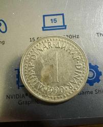1990 Yugoslavya 1 dinar ÇT