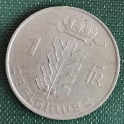 BELÇİKA  1951    1  FRANK     Fransızca Yazıt - 'BELGIQUE'