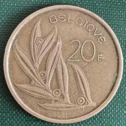 BELÇİKA  1981   20   FRANK    Fransızca Yazıt - 'BELGIQUE'