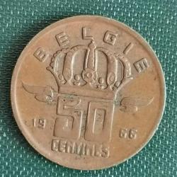 BELÇİKA  1966    50 CENTİMES      Flemen Efsanesi - 'BELGIË'