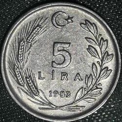 TÜRKİYE  1983    5  LİRA