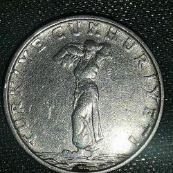 TÜRKİYE  1959     25  KURUŞ