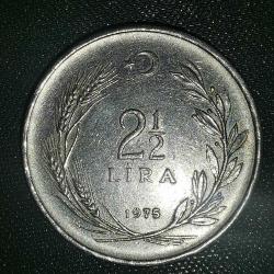 TÜRKİYE  1975     2,5  LİRA