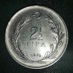 TÜRKİYE  1974     2,5  LİRA