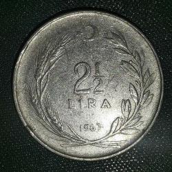 TÜRKİYE  1967     2,5  LİRA