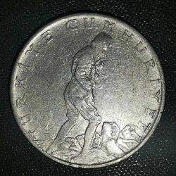 TÜRKİYE  1960     2,5  LİRA