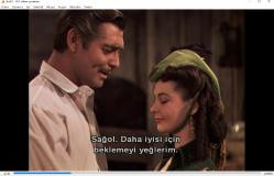 gone with the wind dvd  (PC'de denenmiştir/izlenmiştir)  clark gable vivien leigh leslie howard  (rüzgar gibi geçti)