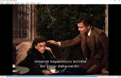 gone with the wind dvd  (PC'de denenmiştir/izlenmiştir)  clark gable vivien leigh leslie howard  (rüzgar gibi geçti)