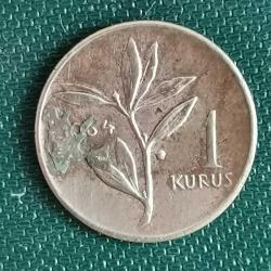 TÜRKİYE  1964   1 KURUŞ  HALİYLE