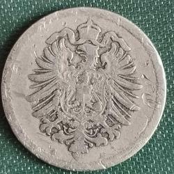 ALMANYA  1876  A    10   PFENNING