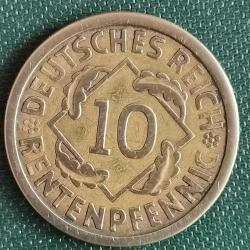 ALMANYA  1924 A     10   PFENNING