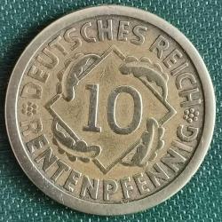 ALMANYA  1924  J      10   PFENNING