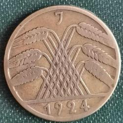 ALMANYA  1924  J      10   PFENNING