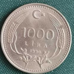 TÜRKİYE  1990   1000  LİRA