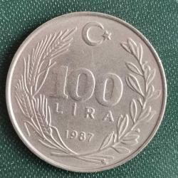 TÜRKİYE  1987    100  LİRA