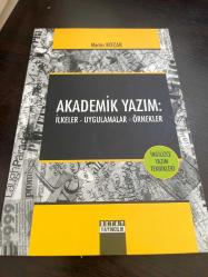 Akademik yazım: ilkeler uygulamalar örnekler