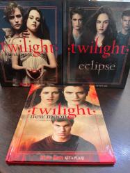 Blue jean kitapları: Twilight alacakaranlık- twilight eclipse- twilight new moon