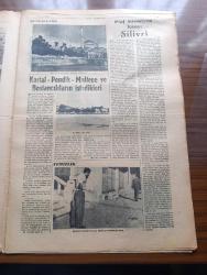Vatan İstanbul 4 Özel Gazetesi - Turkish Newspaper - 18 Haziran 1952 - fakir Üsküdar'ın saltanatı - Üsküdar iskele meydanı'ndan bir fotoğraf - kumkapı'da dertli bir yerdir fotoğraf - beyazıt'ta parkın duvarı üzerinde dinlenenler fotoğraf - Kartal Pendik Maltepe ve Bostancıların istedikleri - İstanbul sokaklarında yere tüküren mendilsiz bir genç fotoğraf - plaj istemeyen bir kaza Silivri - suyu olmayan kaplıca şehri Yalova - Kadıköy iskele meydanı'ndan bir görünüş - Kuruçeşme ihmale uğrayan bir yerdir - yeni yapılan Levent Mahallesi'ndeki köşkler fotoğraf - Sultanhamamı'nda yalnız kumaş satılmaz fotoğraf - İstanbul çeşme ve sebilleri yazan Reşat Beyatlı - Gecekondu davası mühim bir davadır - Mecidiyeköy'de yapılmış olan gecekondular fotoğraf - nüfusu gündüz artan Eminönü - İstiklal caddesi'nden bir görünüş - İstanbul'un derdi bol olan semtleri - Şile turist şehri olmak için çabalıyor - Çatalca'nın iktisadi vaziyeti bozuluyor - kazlıçeşme'deki villaya benzeyen gecekondular fotoğraf